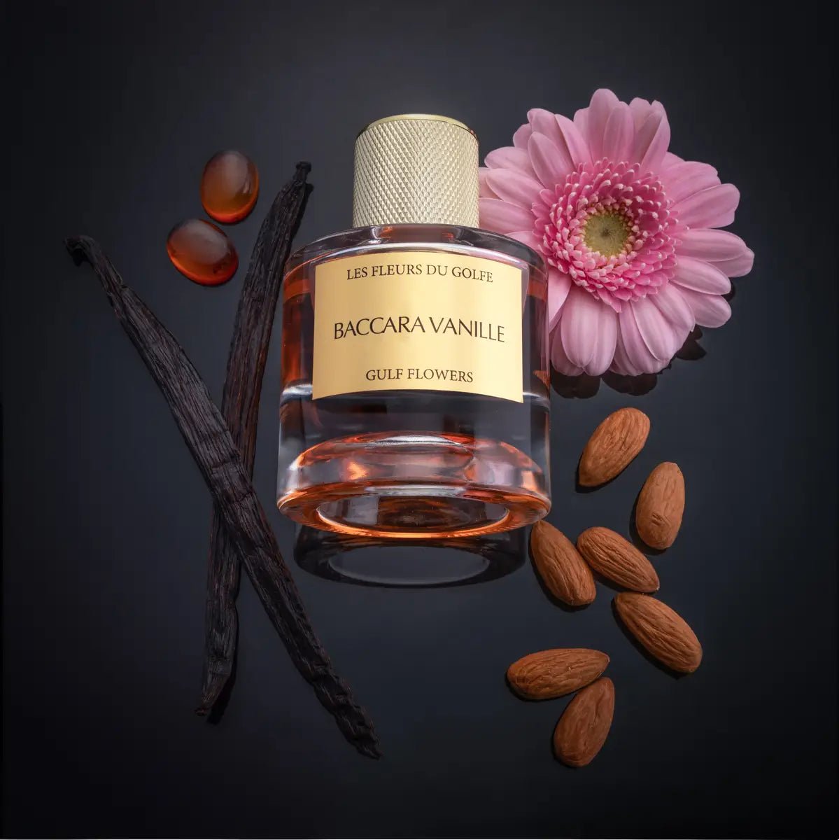 LES FLEURS DU GOLFE - BACCARA VANILLE - Eau de Parfum Mixte - 50 ML - Akarra Jade