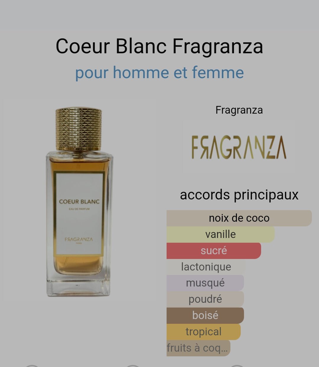 FRANGRANZA | COEUR BLANC - AKARRA JADE